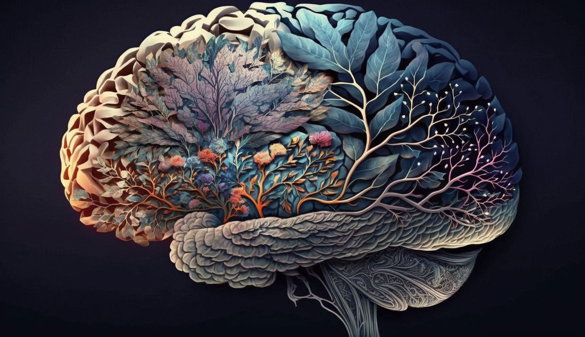 colorful image human brain