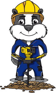 SpeedShaker Maskottchen – Dachs